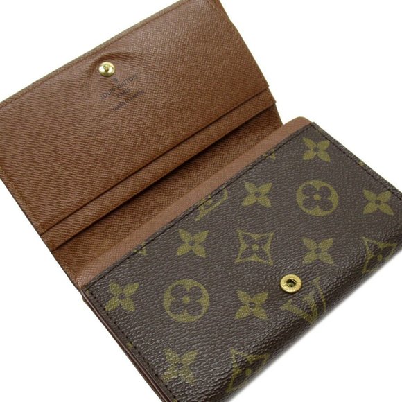 Auth Louis Vuitton Monogram Porte Monnaie Billets Tresor Wallet M61730 - h28603a - Picture 3 of 5